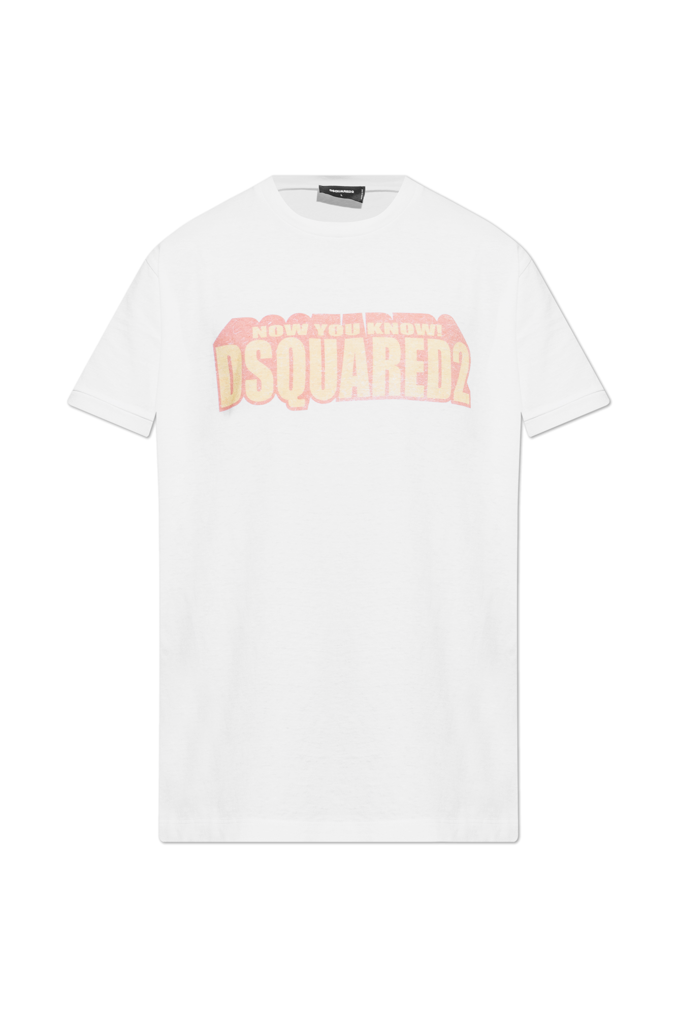 White T-shirt with logo Dsquared2 - Vitkac Italy